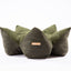 OULU X PEHOM - CUDDLE PET PILLOW BED- Navy Blue / Olive Green / Canyon Brown