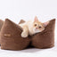 OULU X PEHOM - CUDDLE PET PILLOW BED- Navy Blue / Olive Green / Canyon Brown