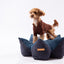 OULU X PEHOM - CUDDLE PET PILLOW BED- Navy Blue / Olive Green / Canyon Brown