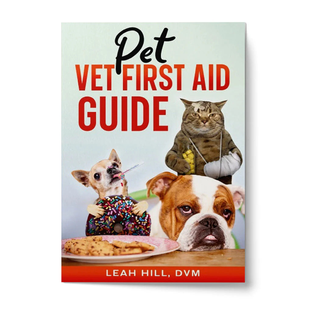 Pet Vet First Aid Guide Paperback – Dog & Cat Emergency Handbook with CPR, Toxicity Charts, Dosage Calculators & Step-by-Step Pet First Aid Instructions