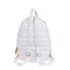 Pickleball HydroSling Bag with Removable Racquet Cover- White Ripstop with Stripe