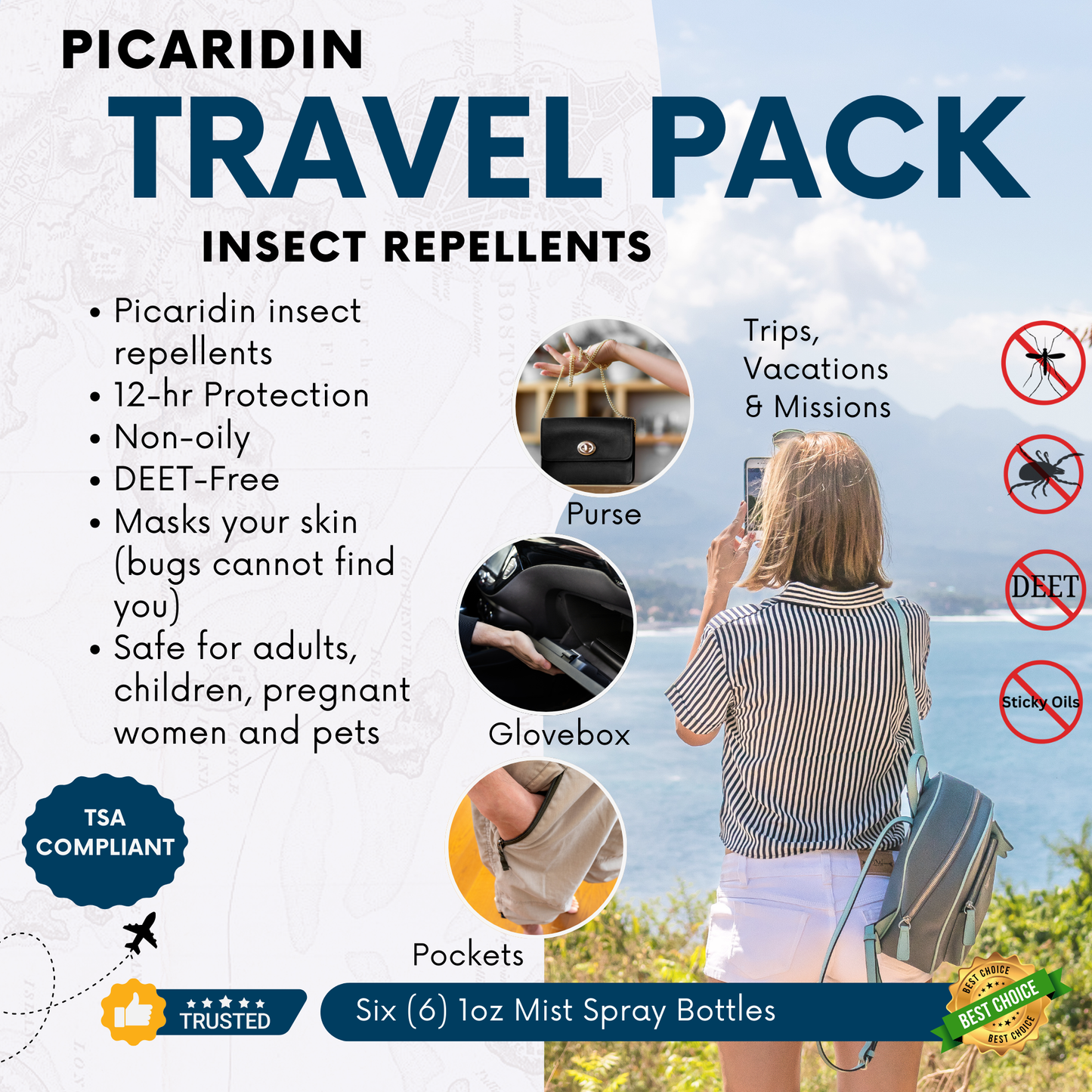 Scented Insect Repellent 1oz Master Case