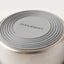 Slow Feeder Dog Bowl Grey - Anti Slip Stainless Steel