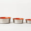 Slow Feeder Dog Bowl Orange - Anti Slip Stainless Steel