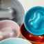 Slow Feeder Dog Bowl Teal - Anti Slip Stainless Steel
