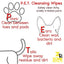 P.E.T. Paws, Ears & Tails Cleanser Wipes, 80 Count