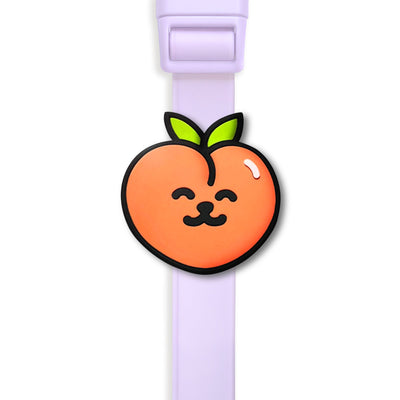 Peach Dog Jiby  Dog Charm