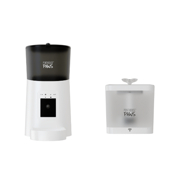 Smart Pet Feeder and Water Fountain Bundle