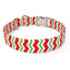Peppermint Chevron Stripes Collar
