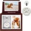 Pet Memorial Urn Keepsake Box with Photo Frame, Paw Print Kit & Photo Album