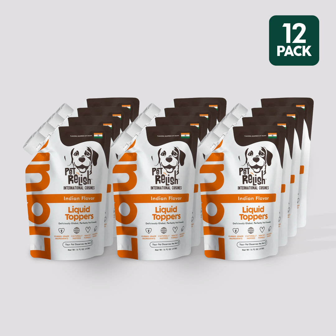 Pet Relish® Indian Flavor – Liquid Dog Food Topper
