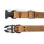 Celtic Sport Khaki Leather Dog Collar