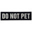 REFLECTIVE HIGH VISIBILITY BLACK Tag Patch