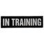 REFLECTIVE HIGH VISIBILITY BLACK Tag Patch