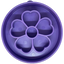Flower eBowl Deep Slow Feeder Dog Bowl for Enrichment | USA Made