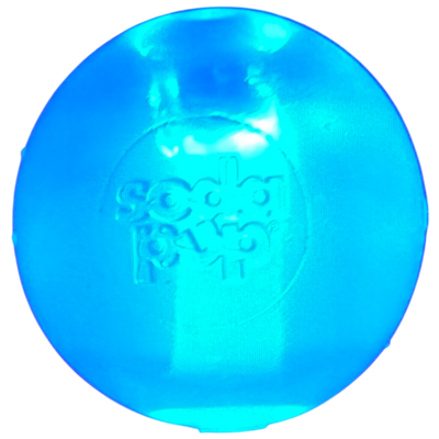 Strobe Ball Light-Up Dog Toy - Durable Floating Chew Ball | Made in USA