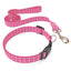 Preppy Plaid Pink Dog Collar