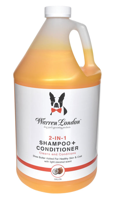 2-in-1 Shampoo + Conditioner - Coconut Scented - Professional Size