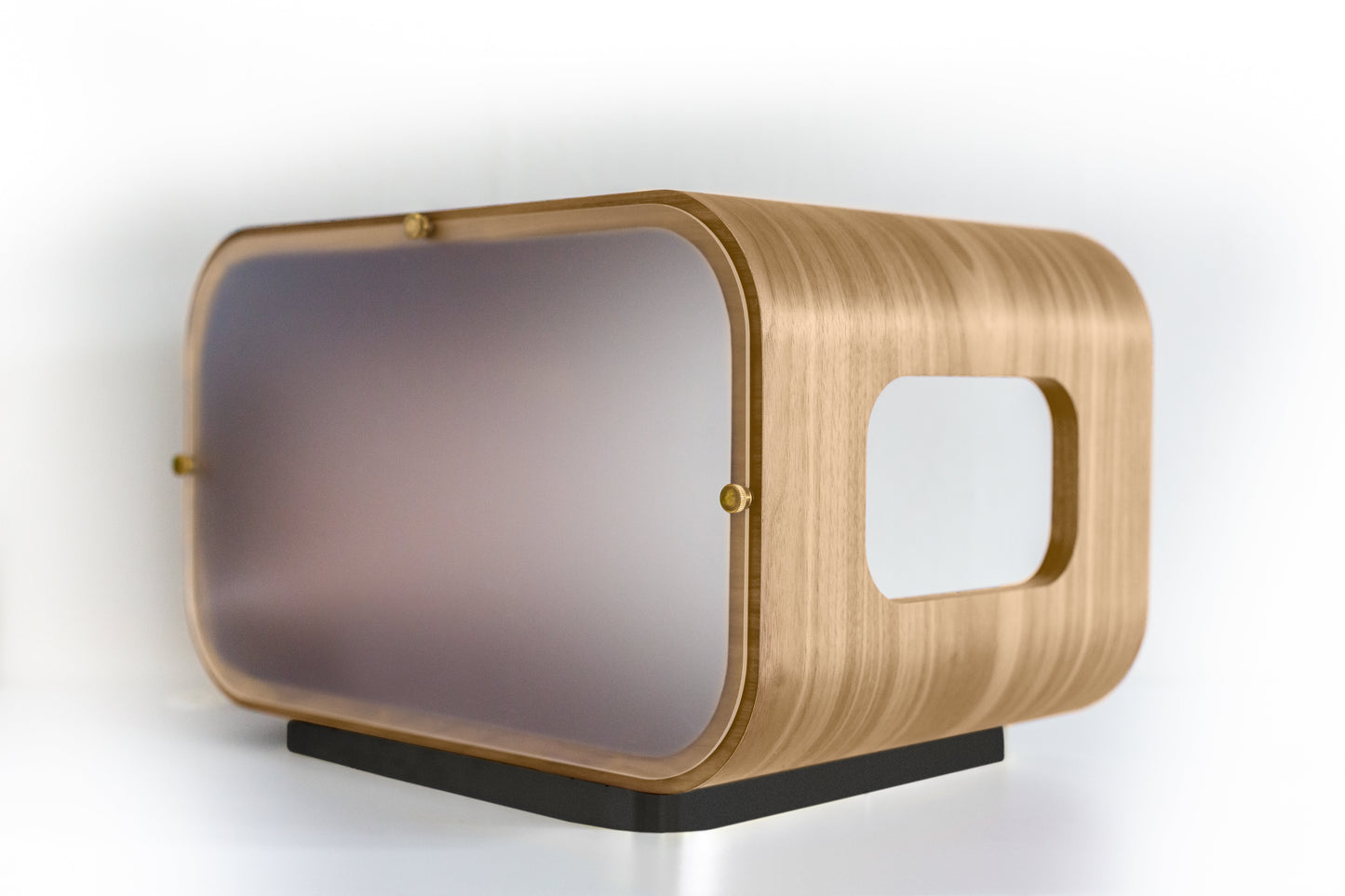The LUNA Bed in White Oak