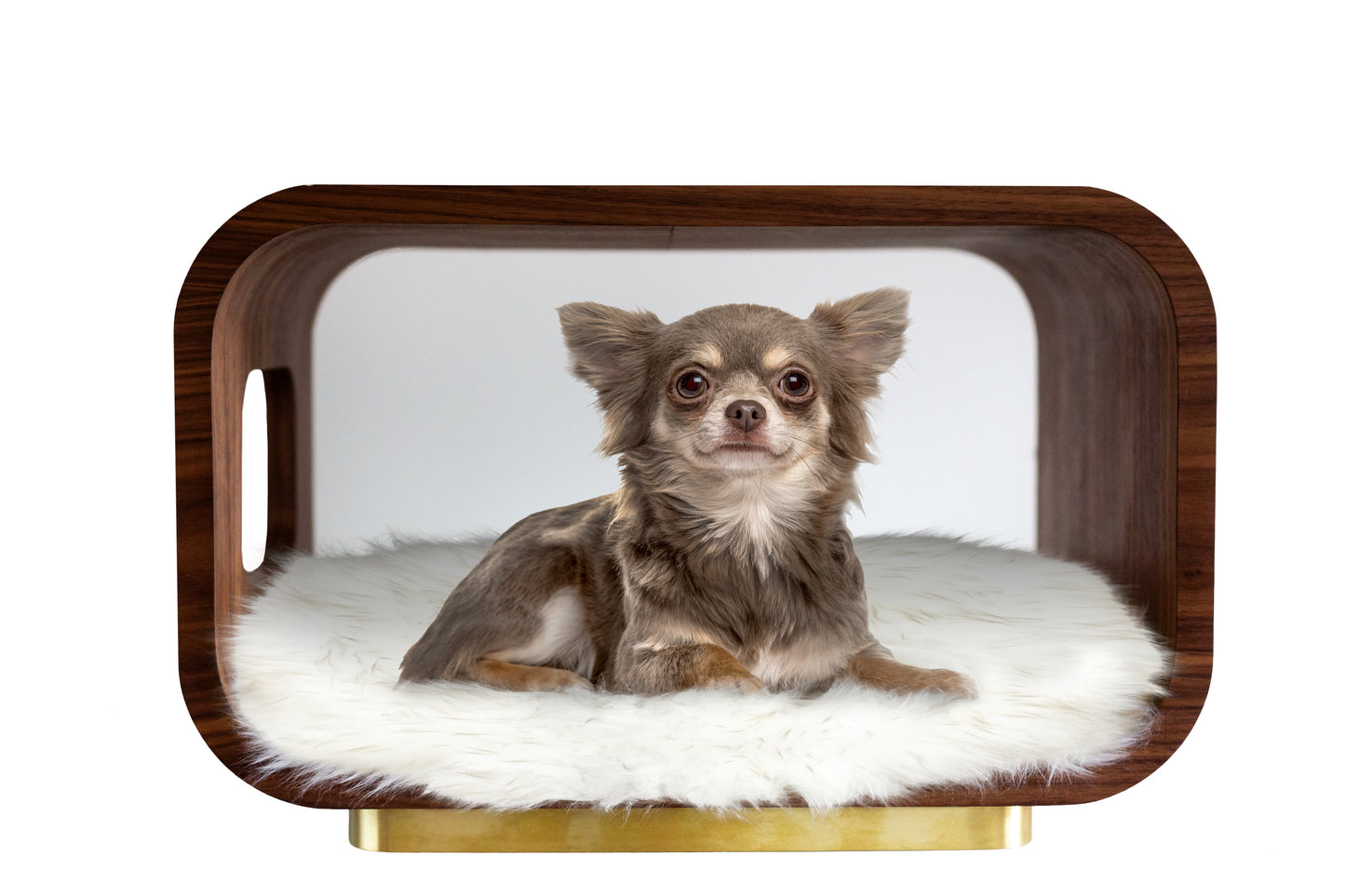 The LUNA Bed in Walnut