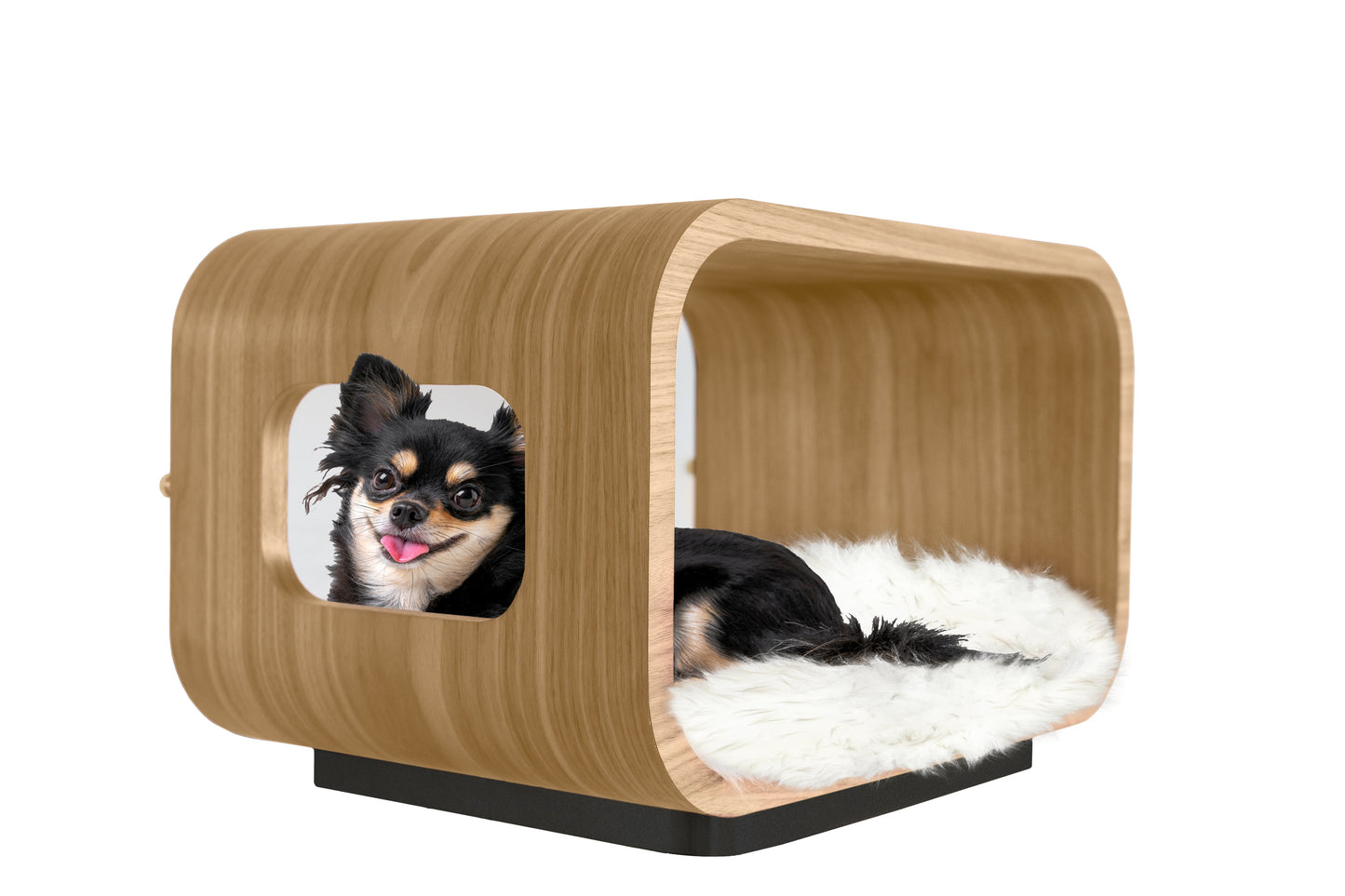 The LUNA Bed in White Oak