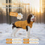 Puffer Waterproof Dog Jacket – Warm Winter Coat XS–3XL, Reflective & Adjustable