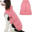 Puffer Waterproof Dog Jacket – Warm Winter Coat XS–3XL, Reflective & Adjustable
