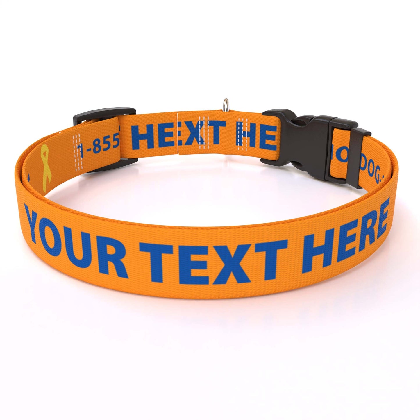 Personalized Dog Collar with Name - Solid Colors