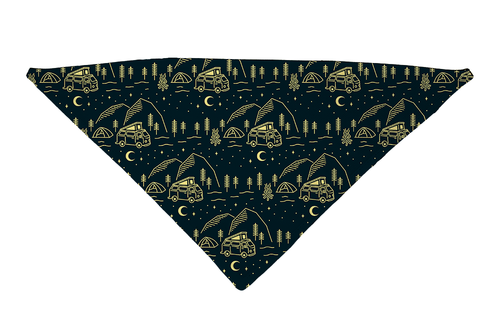 Quiet Site Camping Dog Bandana