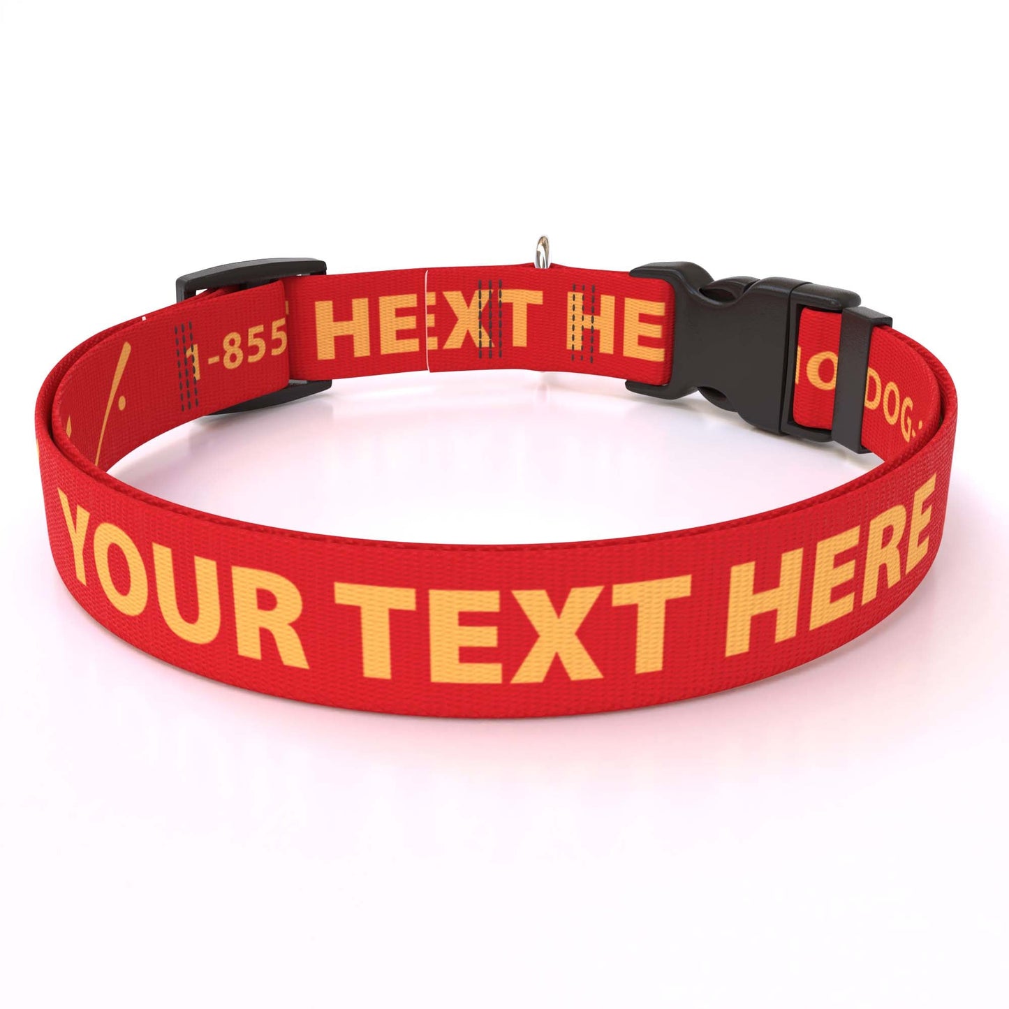 Personalized Dog Collar with Name - Solid Colors