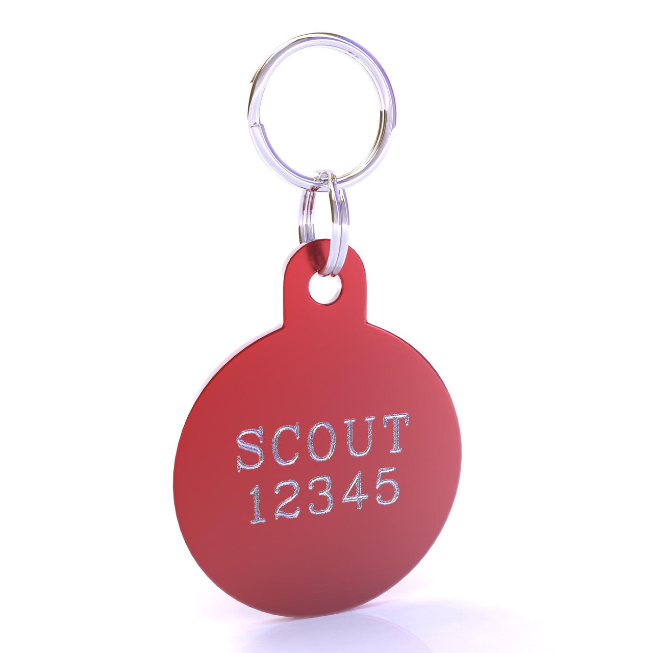 HyperLite Circle Dog ID Tag with Engraving