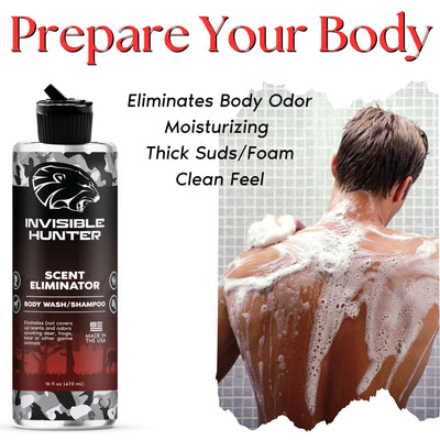 Invisible Hunter Scent Eliminator Shampoo/Body Wash