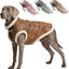 Retro Aviator Dog Jacket Faux Leather Sherpa Coat XS-3XL Winter