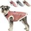 Retro Aviator Dog Jacket Faux Leather Sherpa Coat XS-3XL Winter