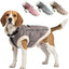 Retro Aviator Dog Jacket Faux Leather Sherpa Coat XS-3XL Winter