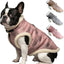 Retro Aviator Dog Jacket Faux Leather Sherpa Coat XS-3XL Winter