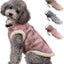 Retro Aviator Dog Jacket Faux Leather Sherpa Coat XS-3XL Winter