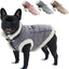 Retro Aviator Dog Jacket Faux Leather Sherpa Coat XS-3XL Winter