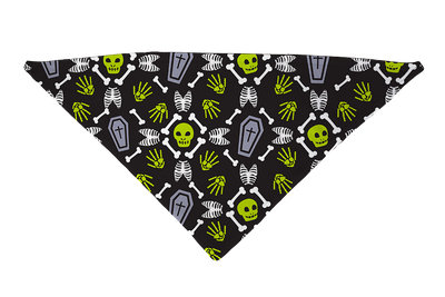 Scary Skeletons Dog Bandana
