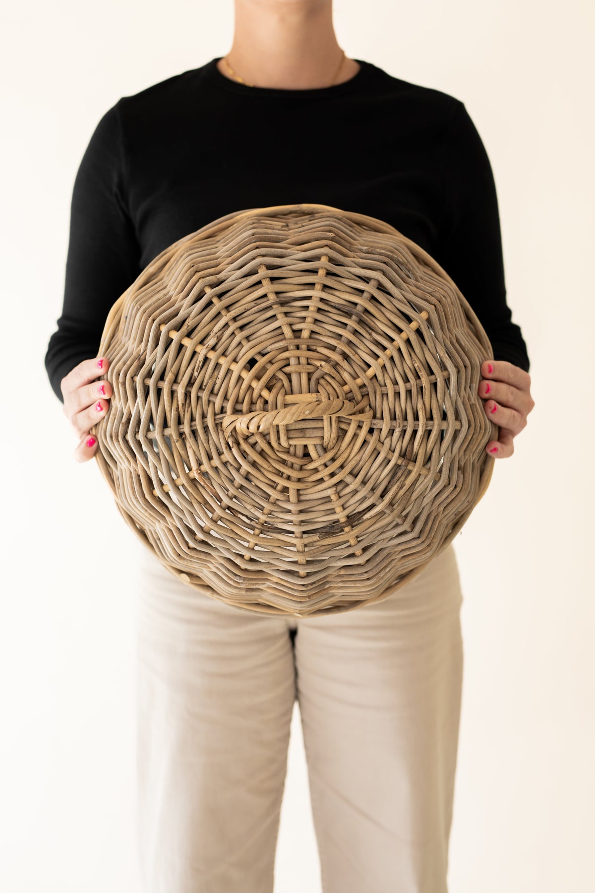 Rattan Cloche Dome Food Cover