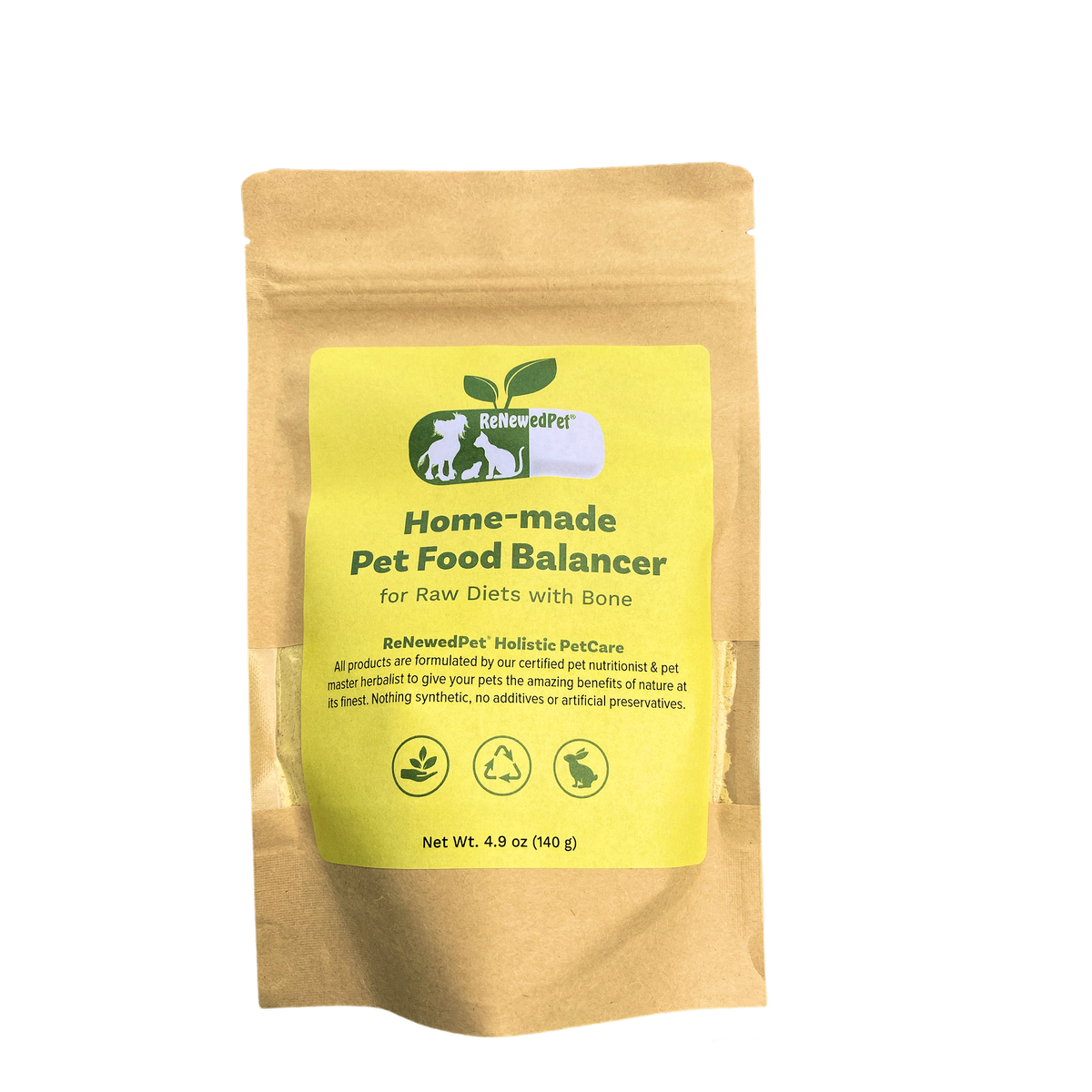 HOME-MADE PET FOOD SUPPLEMENT *For Raw Recipes WITH Bone*