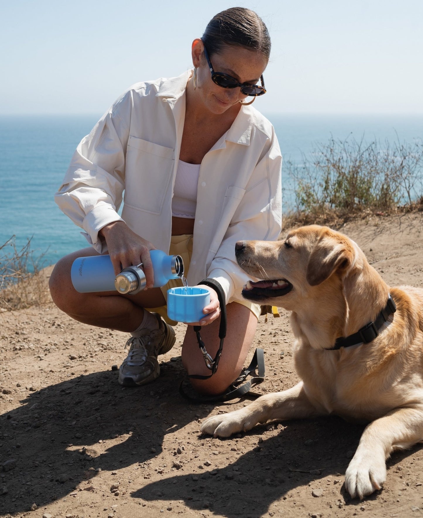 24oz Dog & Me Insulated Travel Dog Water Bottle