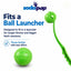 Green Glitter Ball 2-Pack Dog Toy | Soft PUP-X Rubber Floating Fetch Ball with Treat Dispenser | USA Made
