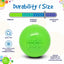 Green Glitter Ball 2-Pack Dog Toy | Soft PUP-X Rubber Floating Fetch Ball with Treat Dispenser | USA Made
