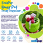 Honey Pot Dog eCup Treat Dispenser | Durable PUP-X Rubber Enrichment Toy | USA Made - Limited Edition Apple Green