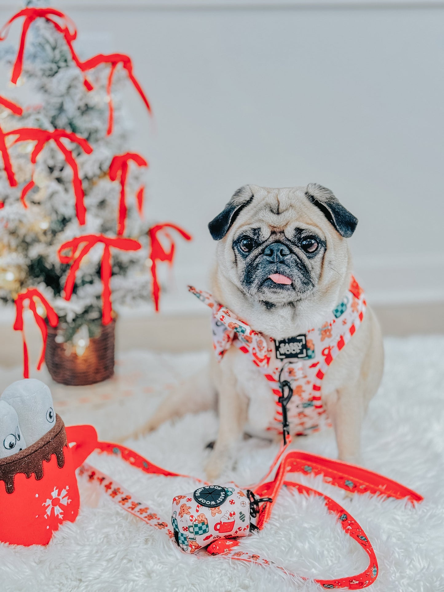 Dog Adjustable Harness - Hot Cocoa Club