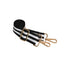 White Ripstop HydroBag® with Black and White Striped Strap