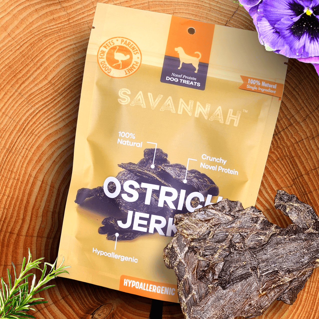 Moderate Chewer Large Box — 12 Ostrich Treats for Everyday Chewers