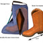 Tahoe Western Boots Carry Bags 3 Layers Padded