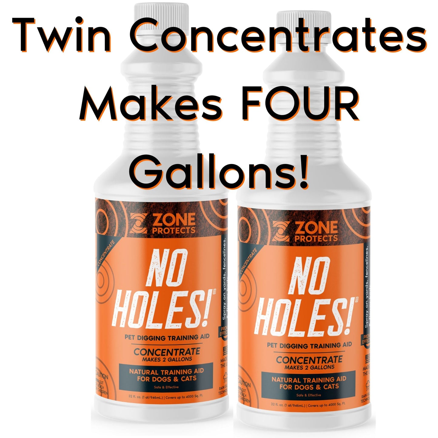 No Holes! Digging Prevention Concentrate - Twin Bundle